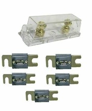 IMC Audio ANL Fuse Holder with 5 150 Amp Gold Fits 0/2/4 Gauge Wire