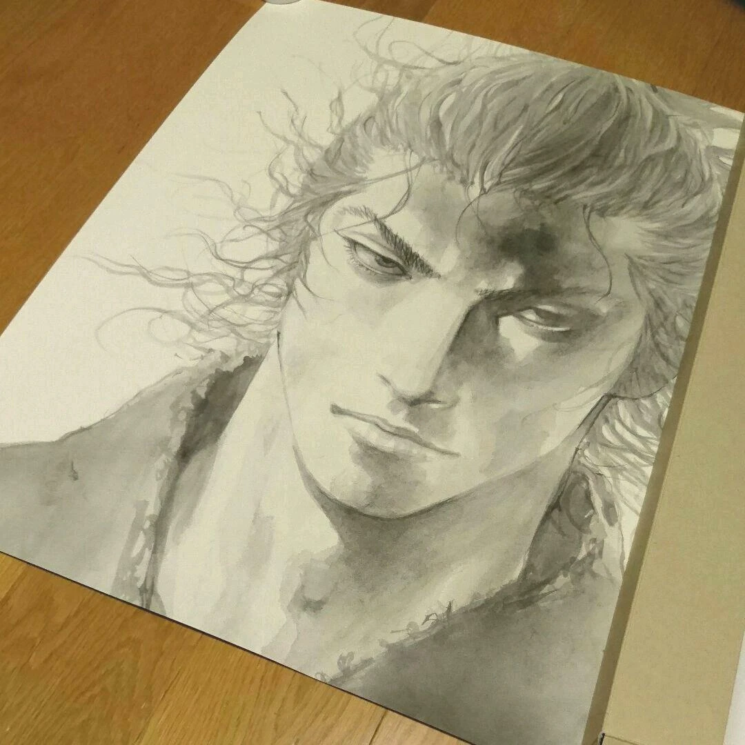 Takehiko Inoue Vagabond Musashi Miyamoto B1 Art Poster Limited SAMURAI