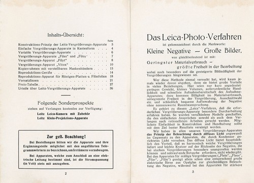 LEITZ WETZLAR prospectus AGRANDISSEURS fichiers Filoy Filyt Vitox de 1931 - Photo 3/5