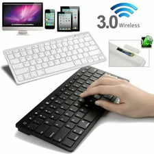 X6 Slim Luxury Bluetooth Keyboard For Apple iMac iPad Android Phone Tablet USA