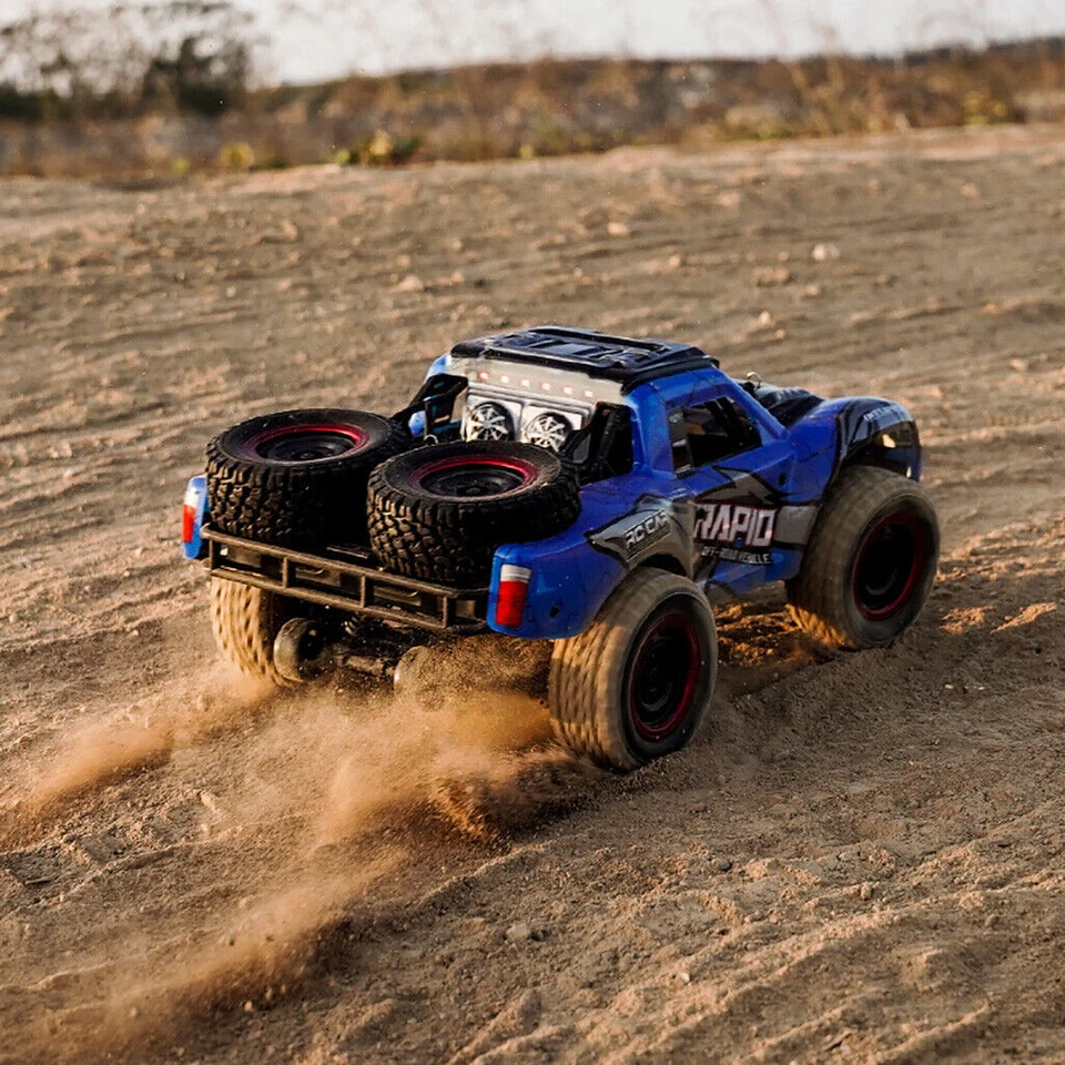 Car Drift Truck Q130 1:14 70KM/H 4WD RC Car Light Brushless Motor Remote Control - Image 4 of 4