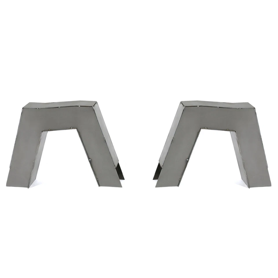 1 PAR de marco de muesca C muesca escalonada juego de muescas de acero para camioneta Chevy C10 1963-1972 Foto 4 de 4