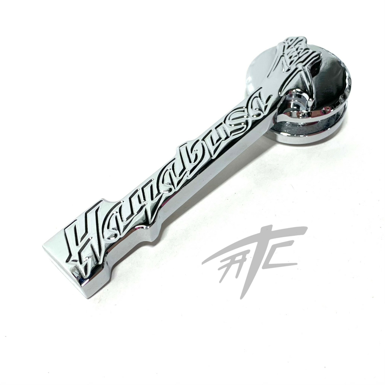 HAYABUSA CHROME DIAMOND CUT RIGHT SIDE EXHAUST PLUG 1999-2007 SUZUKI HAYABUSA