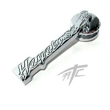 HAYABUSA CHROME DIAMOND CUT RIGHT SIDE EXHAUST PLUG 1999-2007 SUZUKI HAYABUSA