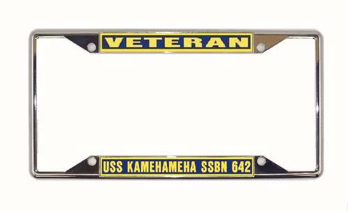 Telaio targa USS KAMEHAMEHA SSBN 642 auto militare-camion-RV VETERINARIO - Foto 7 di 8