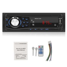 Single 1 Din Car Stereo Radio MP3 Player Bluetooth FM Head Unit FM USB/AUX/TF