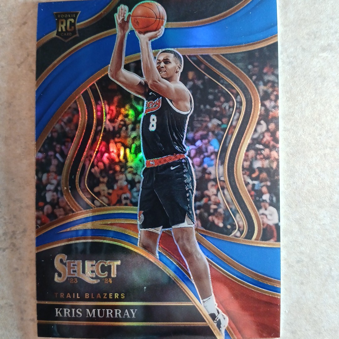 2023-24 Panini Select Kris Murray COURTSIDE Blue Prizm Rookie Trail Blazers RC