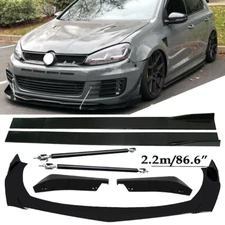 Front Bumper Lip Spoiler Splitter Car Body Rear For Volkswagen Jetta