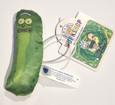 Build A Bear Rick and Morty Wristie Pickel Brandneu mit Etikett 