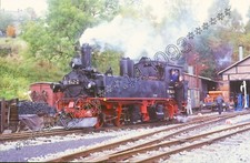 Kleinbild Dampflok 99 1542 Jöhstadt Lsch. Wolkenstein Jöhstadt Pressnitztalbahn