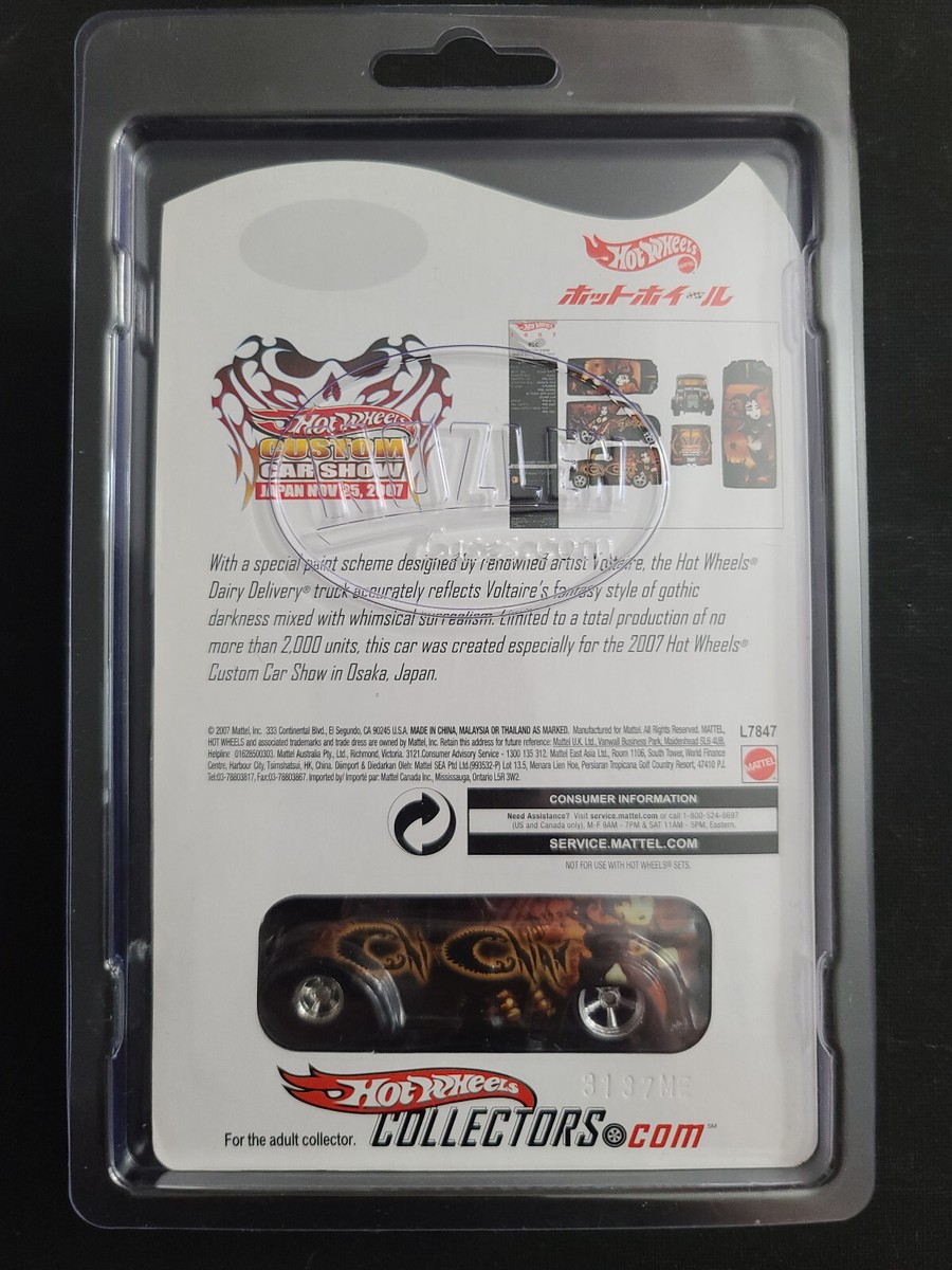 Hot Wheels Voltaire Chi-Chian Dairy Delivery Truck Custom Car Show