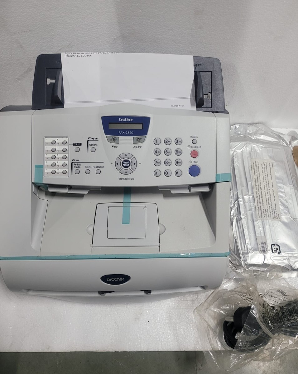 BROTHER FAX 2820 INTELLIFAX | eBay