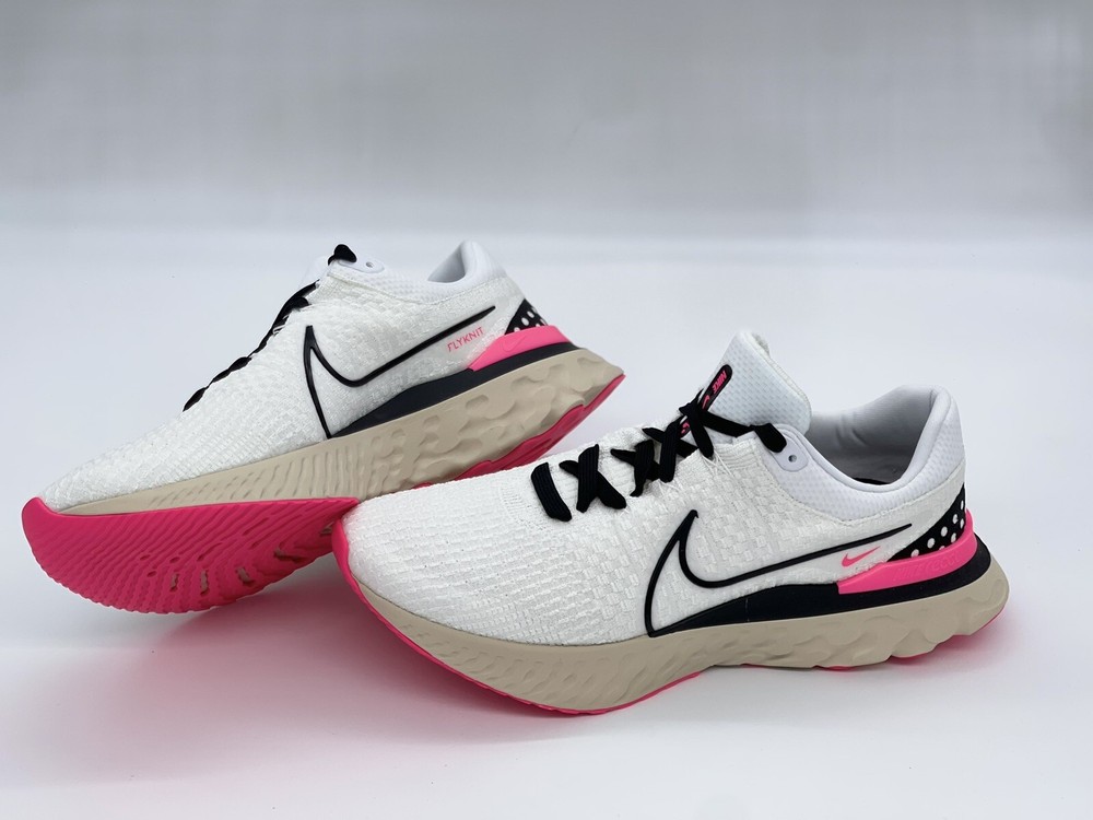 Nike React Infinity Run Flyknit 3 White in Size 13 for Men