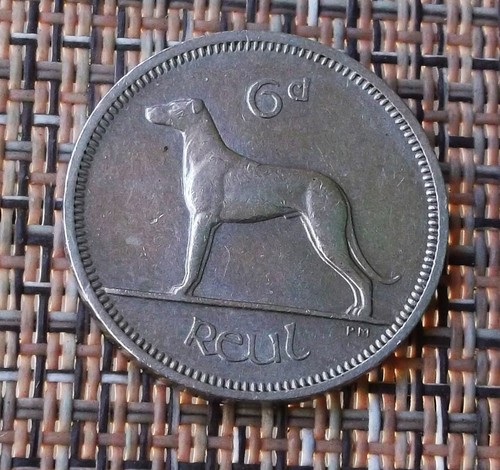 1962 Ireland 6 pence-about uncirculated