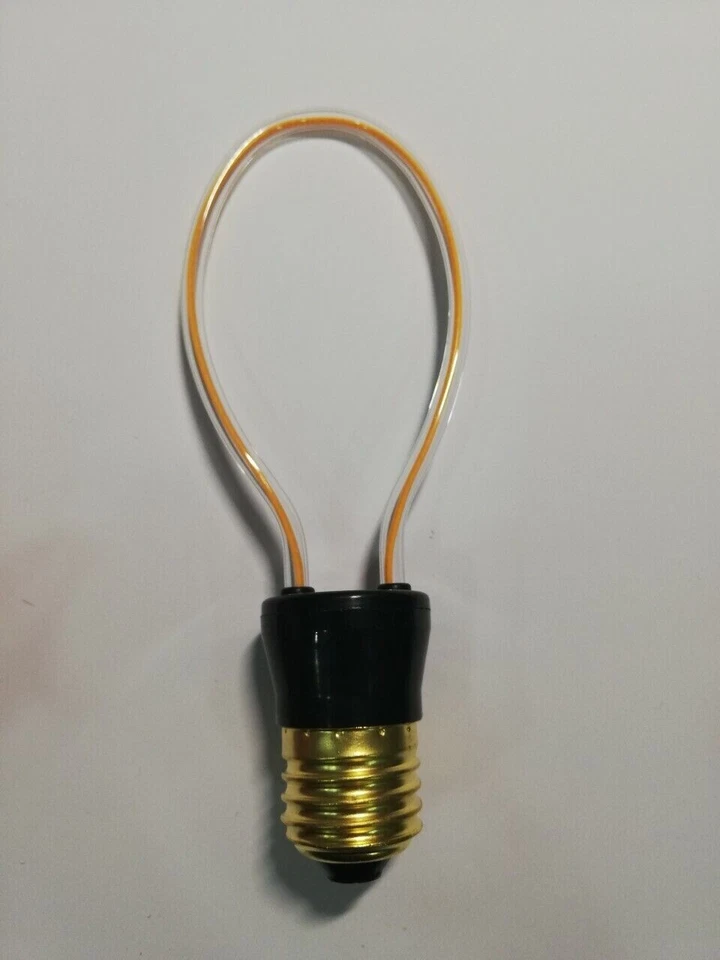 LAMPADA LED FILAMENTO E27 4W  RETRò INTERNO 2200K SOFT FILAMENT VINTAGE EDISON - Immagine 3 di 3