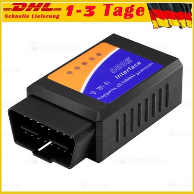 Wireless Kabellos WIFI OBD2 II Auto Diagnose KFZ Testgerät für Android iOS