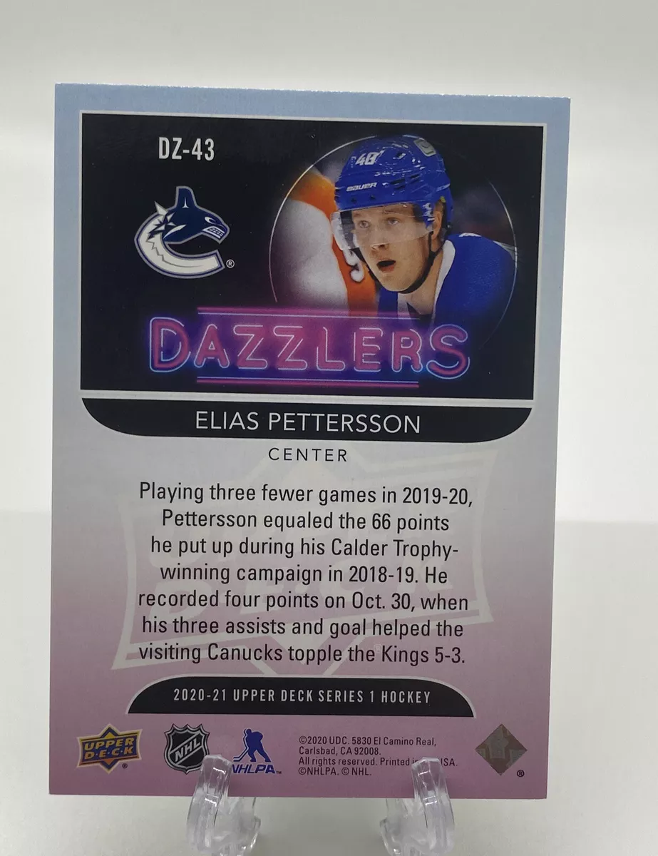 NHL - 66 points and the Calder Trophy for Elias Pettersson as a