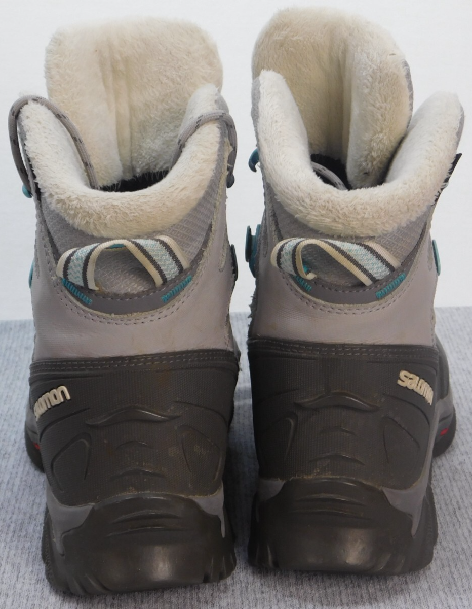 Salomon Stivali da Neve Invernali Impermeabili Donna 7 Grigio 368987S