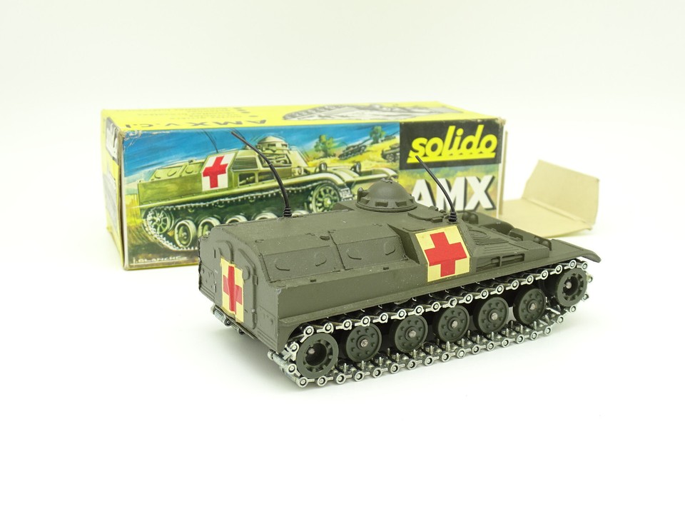 Char Militaire Solido AMX VCI 1/50 – Réf 227 – Miniature Collection – Bon état Avec Boîte