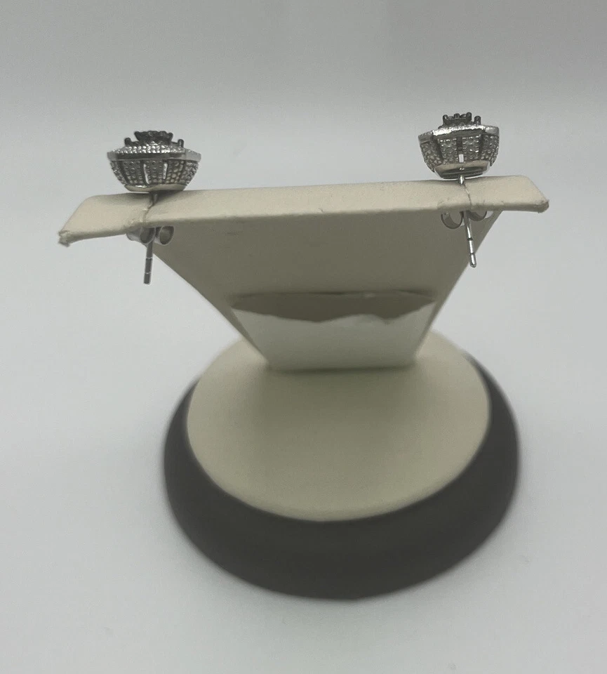 Pulsera de marcasita 8" con aretes Foto 3 de 4