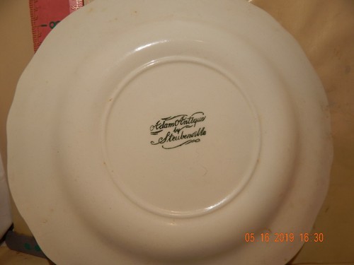 SOUVENIR , WAKEFIELD , WASHINGTON'S BIRTHPLACE PLATE - BY STEUBENVILLE - Picture 2 of 2