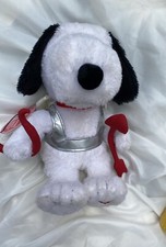 Hallmark Valentines Snoopy Cupid 11" Plush Dog Sound Motion Work Peanuts W/tags