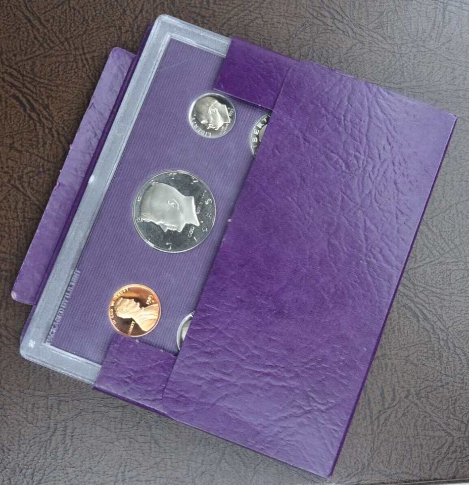 Juego de 5 monedas de prueba de acuñación de Estados Unidos 1985-S OGP embalaje original del gobierno Foto 4 de 4