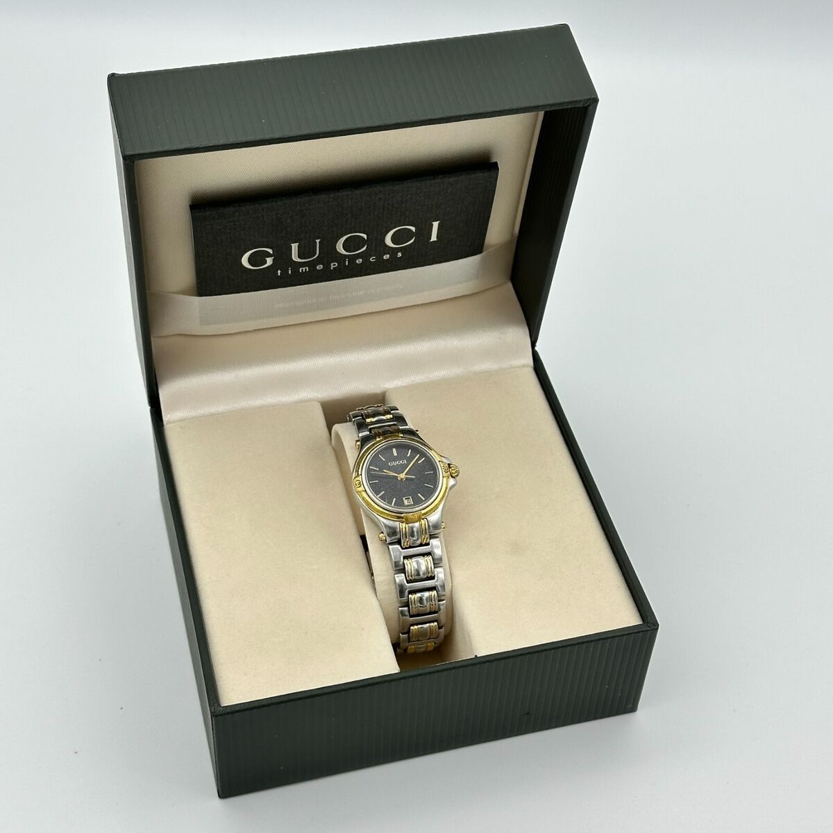 Women's Vintage GUCCI Two-Tone All Steel Swiss Made Watch Women's Vintage GUCCI Two-Tone All Steel Swiss Made Watch