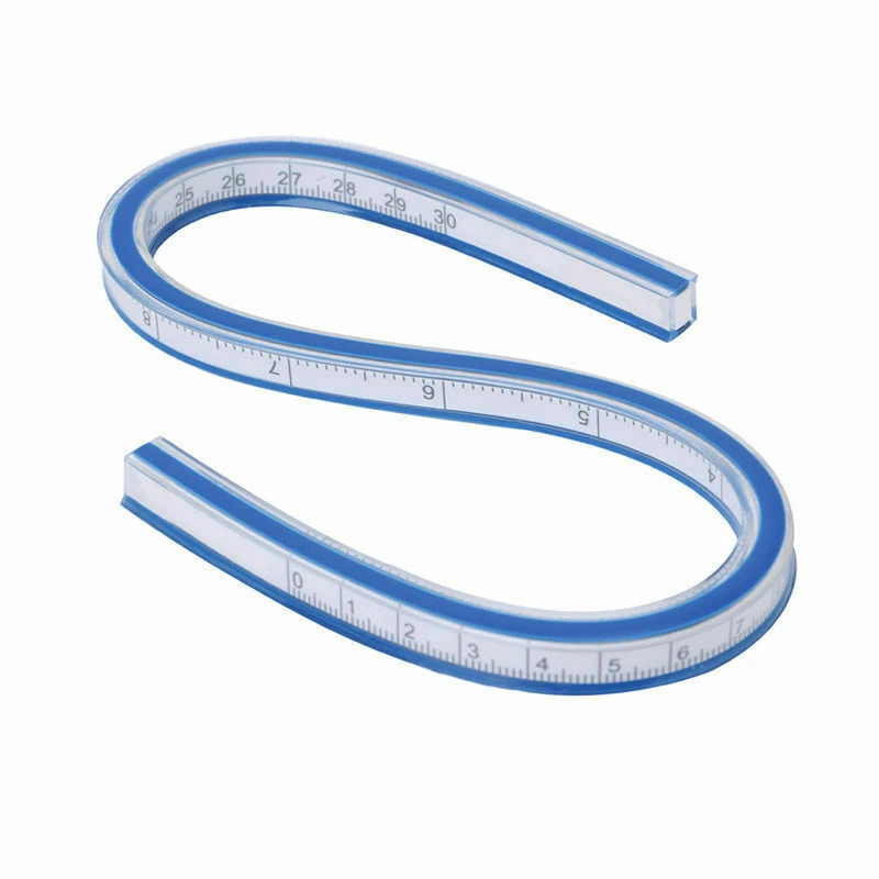 Flexible Curve Ruler Dressmaking Quilting Craft Architecture Drafting Drawing 1M