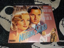 Nothing Sacred Remastered Laserdisc LD Carole Lombard Fredric March Free Ship 50