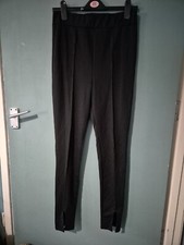 Pretty Little Thing Size 10 Black Trousers (1224/57/v)