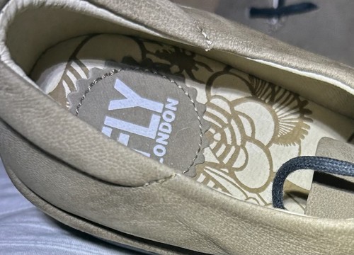 Botín de cuña Fly London “Yumi” con plataforma de cuero tostado con cordones talla EU 40/US 9-9,5 - Imagen 5 de 7