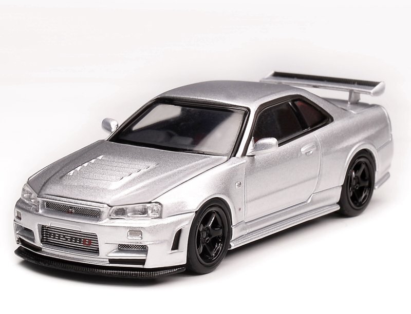 1/64 スカイライン  Skyline GT-R R34 Z-Tune 1:64 Inno64 Nissan Skyline GT-R R34 Z-Tune Chrome Blue Full