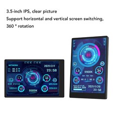 PC Sensor Panel Display 360° Rotation PC Tem...