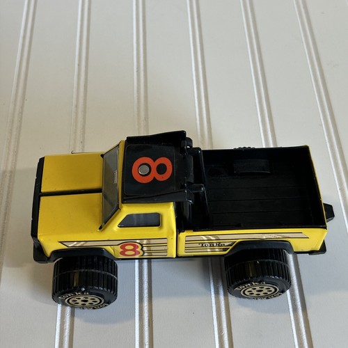 Vintage Tonka Racing Yellow 8 Pick-up Truck Steel Die-cast Toy Vehicle 1982 - Picture 4 of 10
