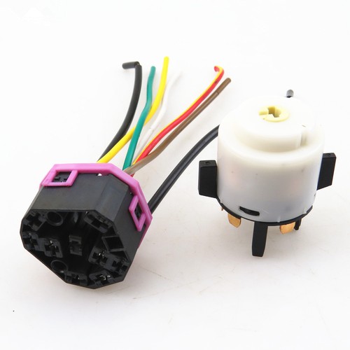 Ignition Switch & Cable Plug Adapter For VW Jetta 4 Golf MK4 Passat B5