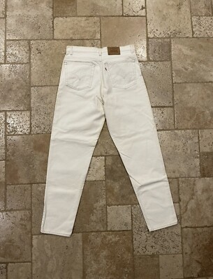 Vintage Levi's 550 White Relaxed Fit Denim | eBay