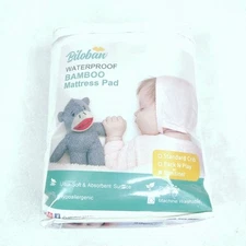 Biloban Bassinet Mattress Pad Cover, 2 Pack, Waterproof Quilted bedding 