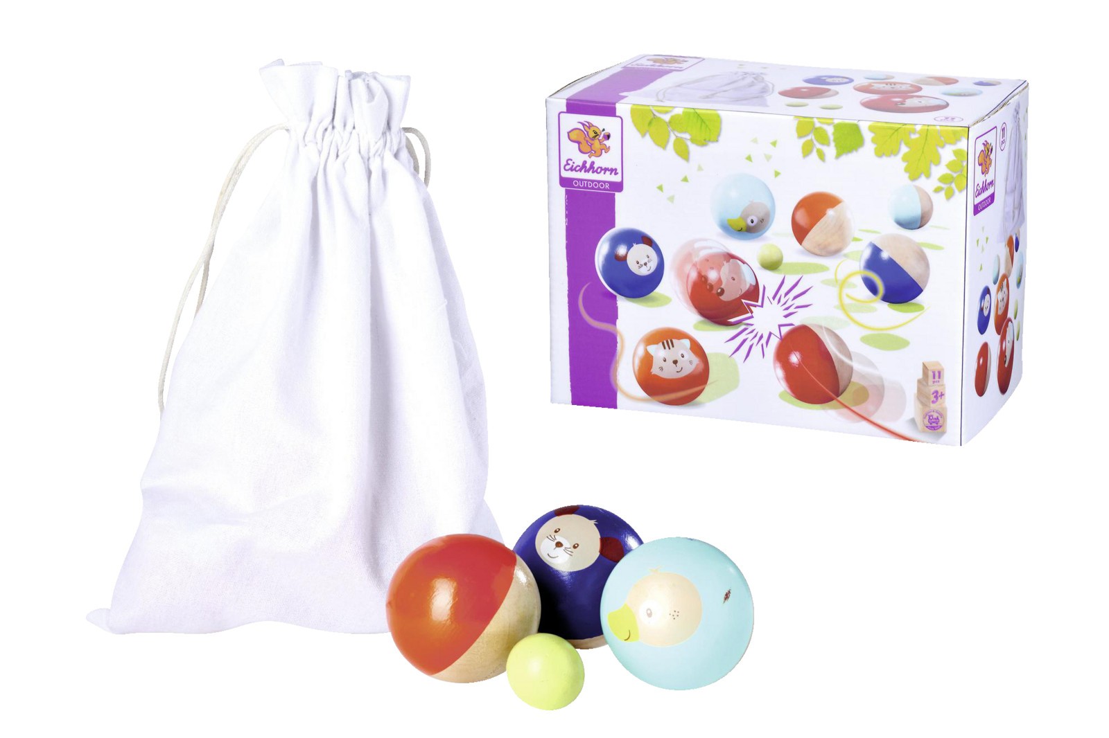 Набор для игры в боччу на открытом воздухе EICHHORN Mehrfarbig 6590₽