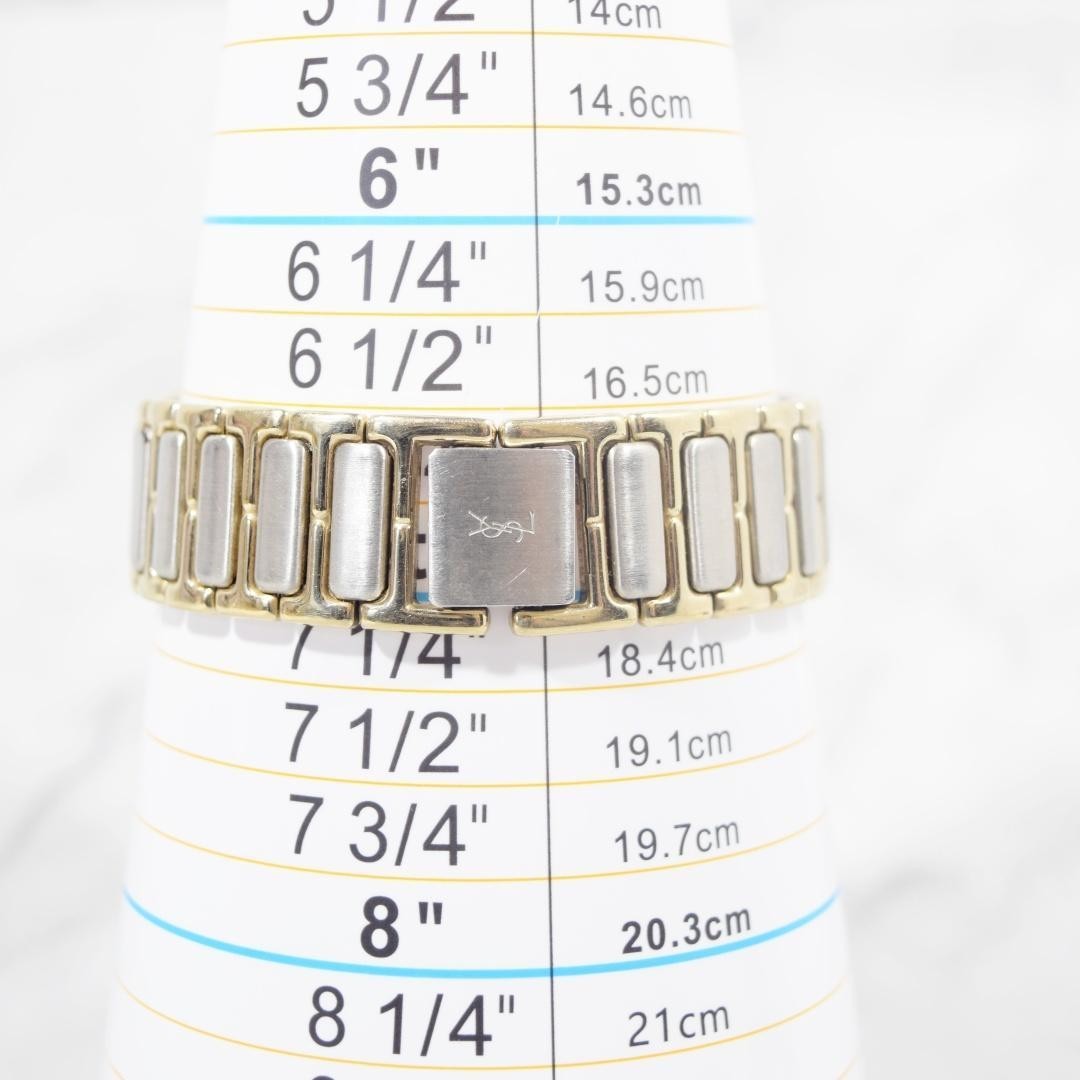 Vintage 1992 YSL YVES SAINT LAURENT 4620-E60957Y Men's Quartz Watch New Battery thumbnail 14