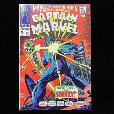 Marvel Super-Heroes 13 - 1st App Carol Danvers - Silver Age Marvel Comics 1968