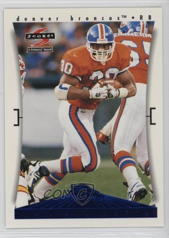 1997 Score Team Collection Denver Broncos Terrell Davis #4 HOF 0q3