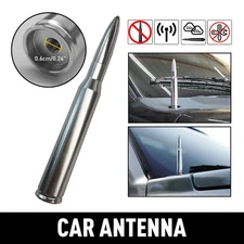 BULLET ANTENNA 50 CAL CALIBER for TRUCK RAM DODGE 1500 FORD F150 RAPTOR BRONCO