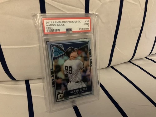 2017 Panini Donruss Optic Aaron Judge Rated Rookie Holo #38 PSA 9 🌈 MINT