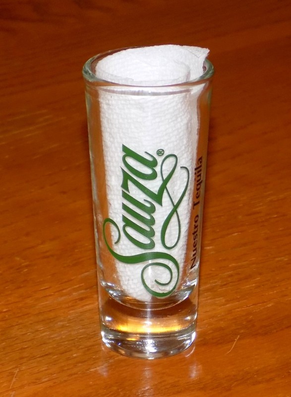 SAUZA NUESTRO TEQUILA MEXICO SHOOTER SHOT GLASS