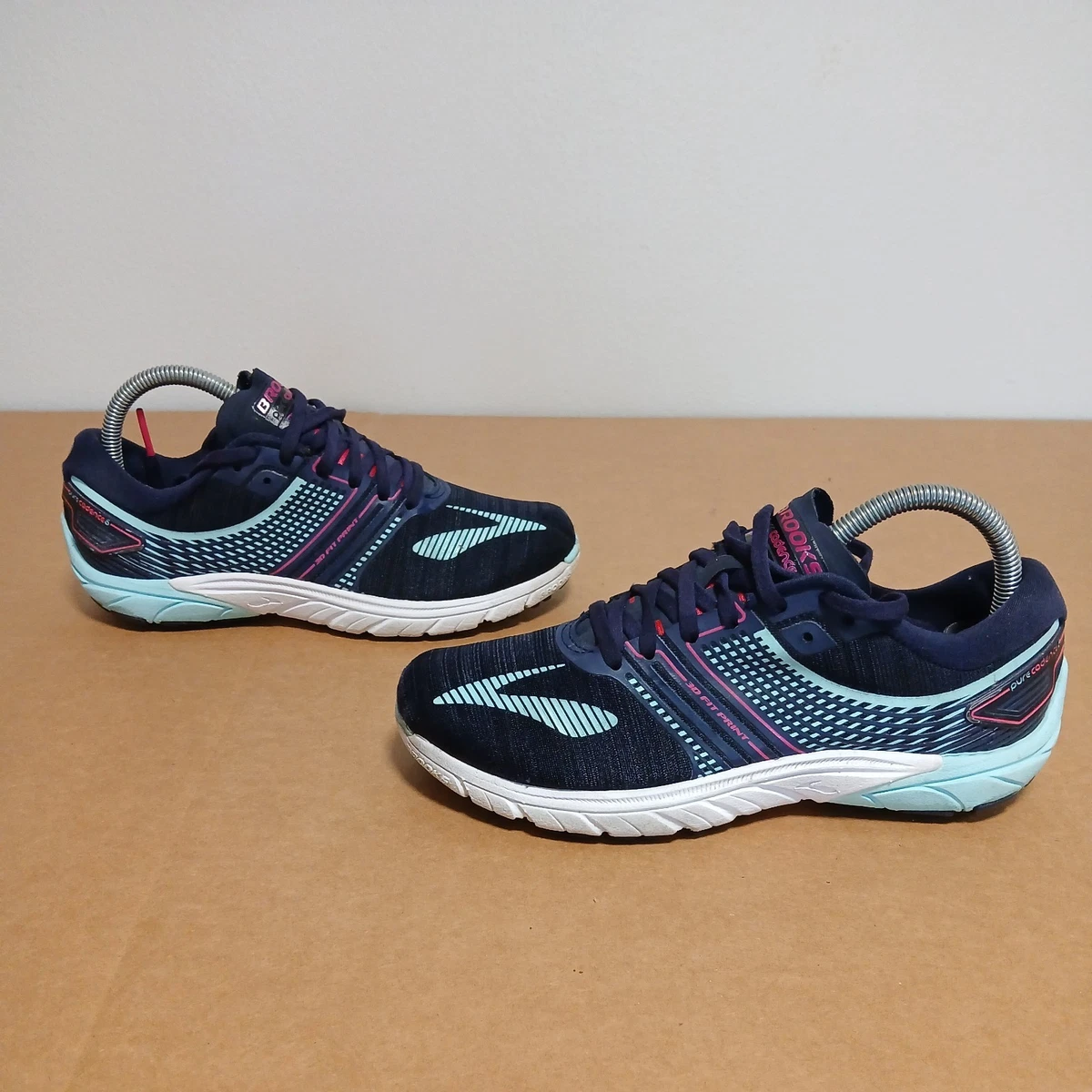 Brooks Pure Cadence 5 Mens Lightweight‎ Runner Athletic Shoes Black Blue Sz 8.5 brooks pure cadence products for sale | eBay main image 2