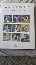 RARE Walt Disney L&rsquo;&Acirc;ge d&rsquo;Or Pierre Lambert Art Book + Walt Portrait 2006 HC