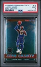 LEBRON JAMES 2019 HOOPS PREMIUM STOCK ZERO GRAVITY BASKETBALL CARD #18 PSA 9