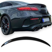 Passt für Mercedes C238 E-Klasse HECKSPOILER LIPPE SCHWARZ GLÄNZEND