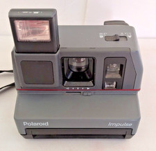VINTAGE 80's Polaroid Impulse 600 Plus Instant Camera System Untested